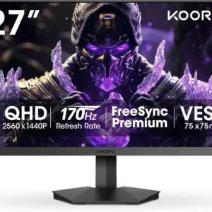 KOORUI GN03 27" 1440P QHD HDR Gaming Monitor